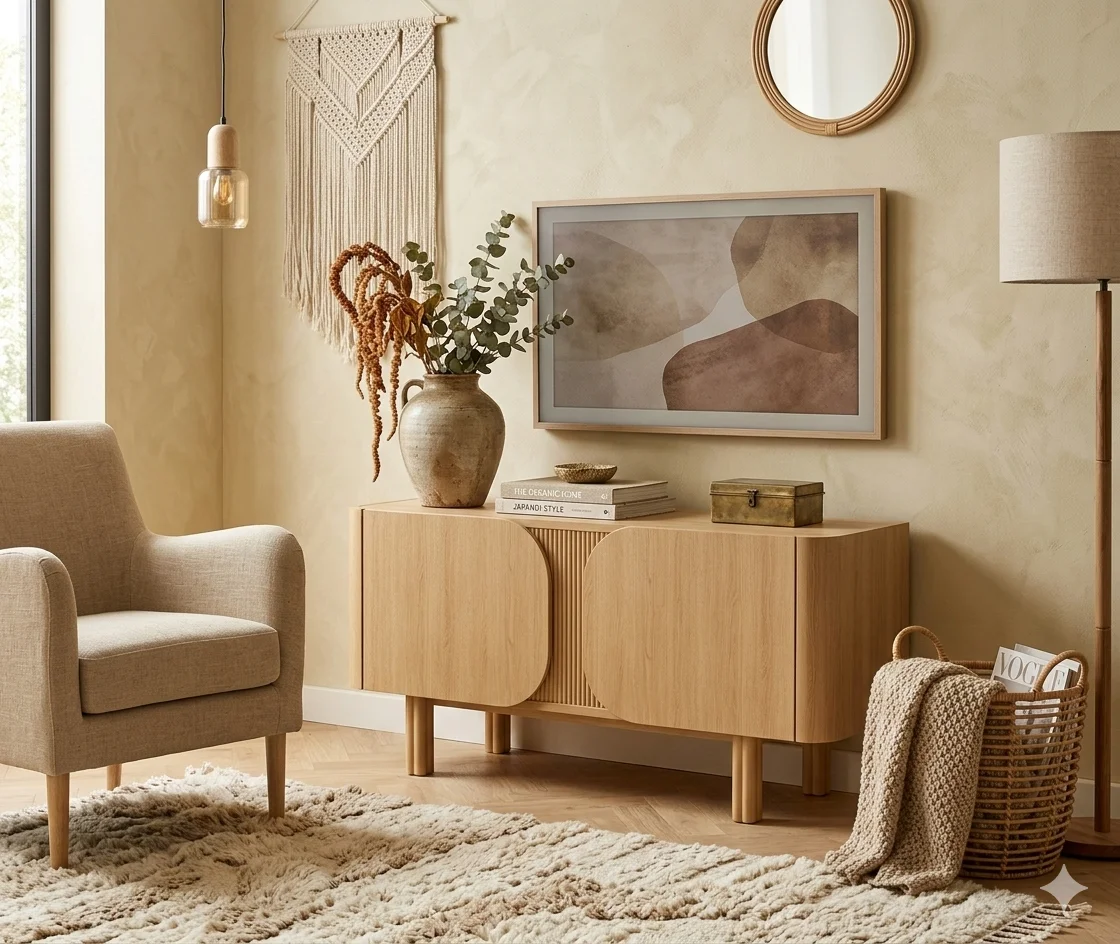 meuble-tv-en-bois-claire