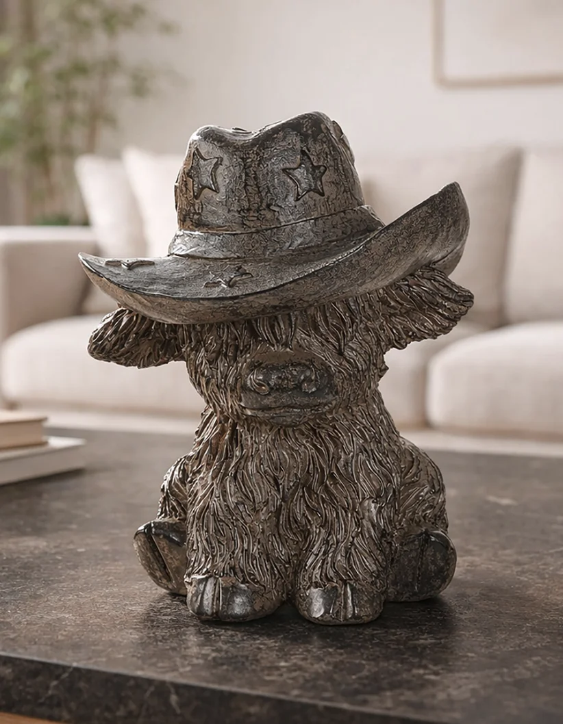 statue-vache-cowboy