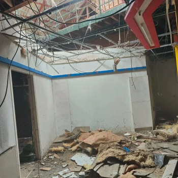 Travaux dans le magasin Agape pontivy