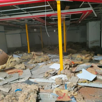Travaux dans le magasin Agape pontivy