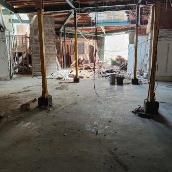 Travaux dans le magasin Agape pontivy