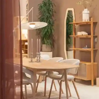 Ambiance chaleureuse bois & blanc