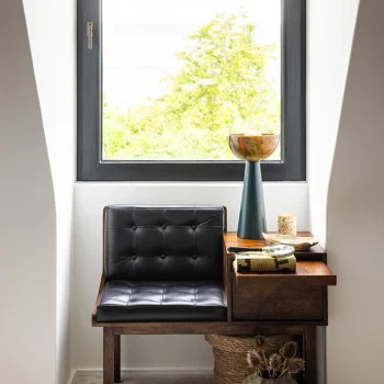 Assise avec chevet en cuir Agape Loudéac Pontivy