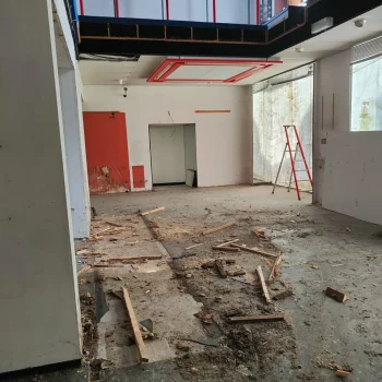 Travaux dans le magasin Agape pontivy