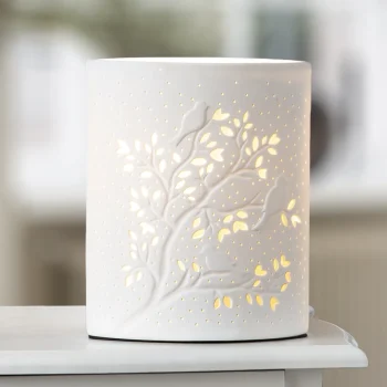 Lampe porcelaine blanche Agape Loudéac Pontivy