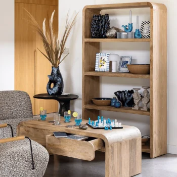 Mobilier décoration en manguier blanchi