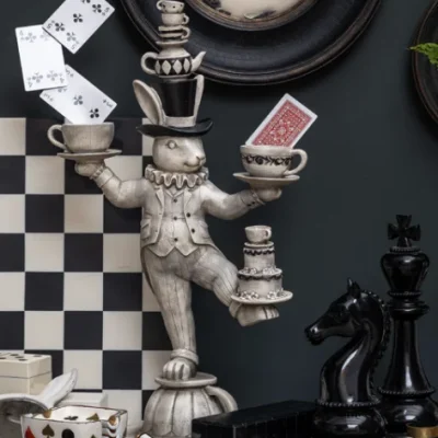 Pièce de décoration Alice aux pays des merveilles