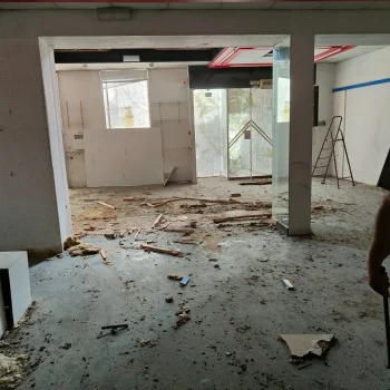 Travaux dans le magasin Agape pontivy
