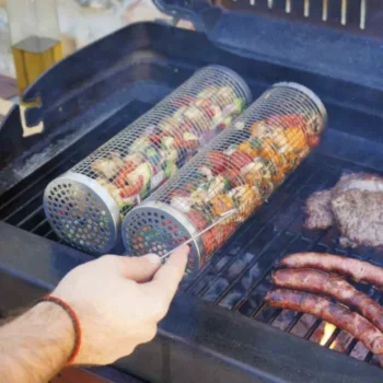 Roll&grill barbecue pour cuire les légumes