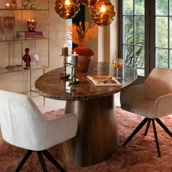 table-en-marbre-marron