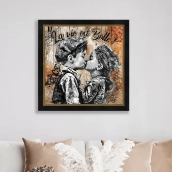 Tableau la vie est belle de Romaric art