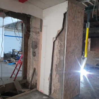Travaux dans le magasin Agape pontivy